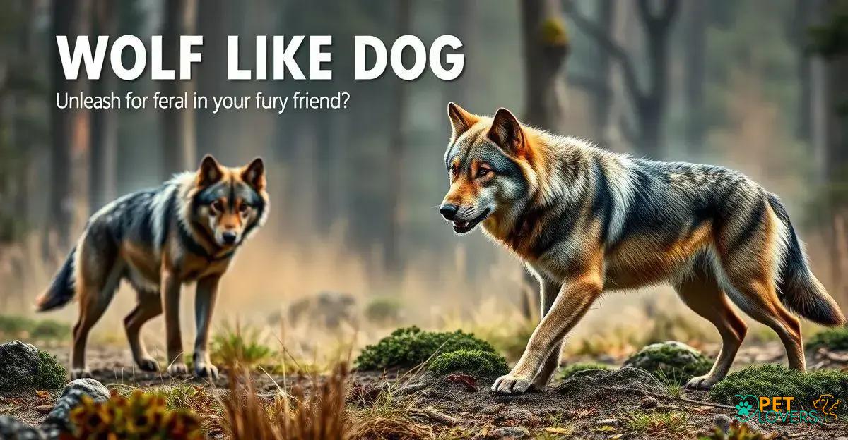 Wolf Like Dog: Unleash the Feral in Your Furry Friend?