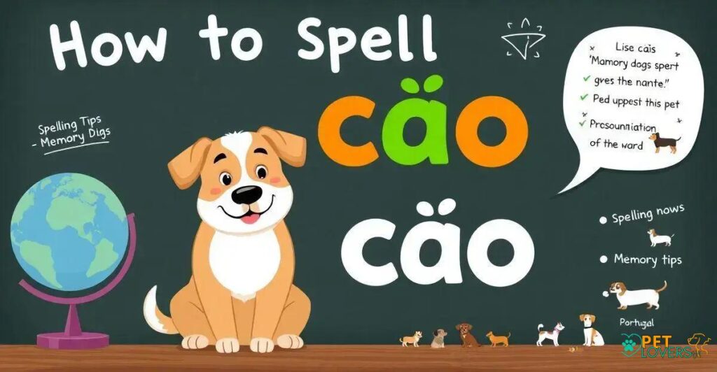 How to Spell Cão: Master the Portuguese Dog's Name with Ease