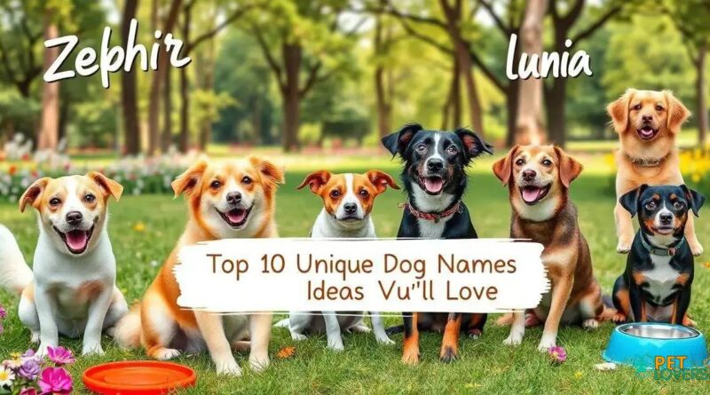 Top 10 Unique Dog Name Ideas You'll Love