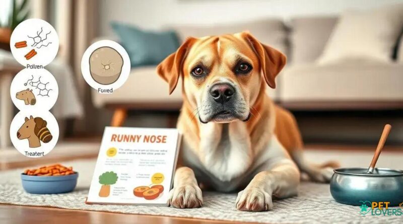 Why Your Dog's Runny Nose is Causing You Worry - Dog with Runny Nose